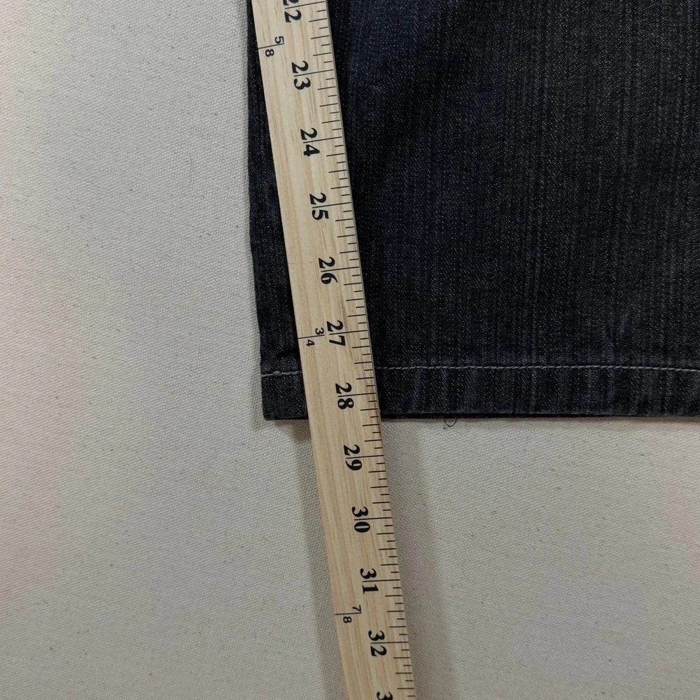Vintage Southpole Baggy Denim Jeans Black Faded Wide Leg Mens 30x28 Y2K Skater